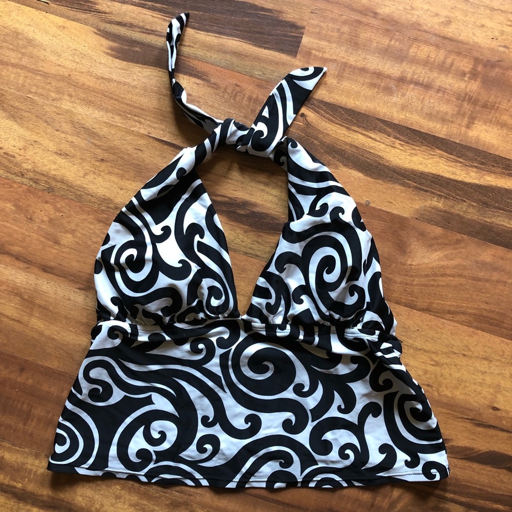 Halter Tankini Swim Top
